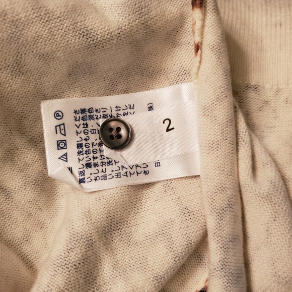 LANDS' END Leopard Print Cardigan Sweater - Picture 8 of 8